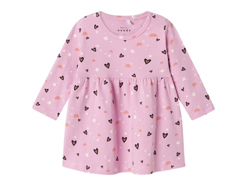 Name It pastel lavender hearts dress