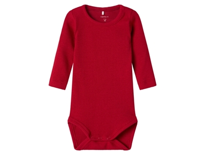 Name It jester red rib bodysuit