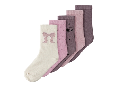 Name It socks navy blazer/grey melange/jester red with Christmas pattern (3-pack)