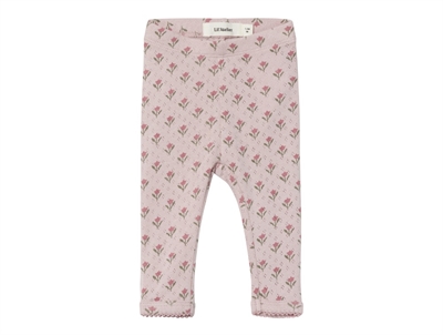 Lil Atelier violet ice floral leggings