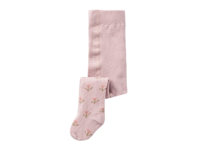 Lil Atelier violet ice cotton tights