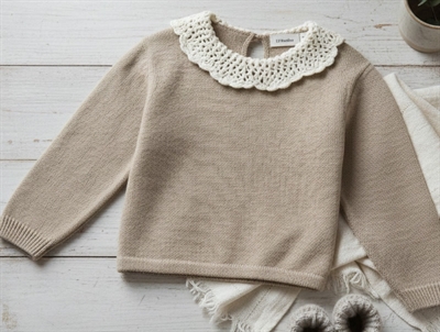 Lil Atelier chinchilla knit sweater