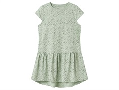 Name It dress aqua gray with print  