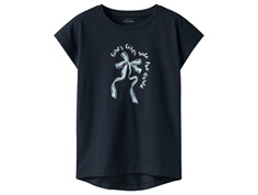 Name It t-shirt lucent white with flower  