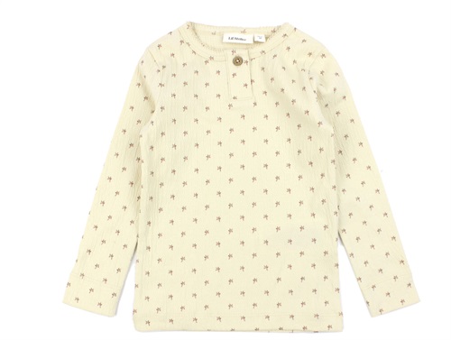 Lil Atelier wood ash floral top