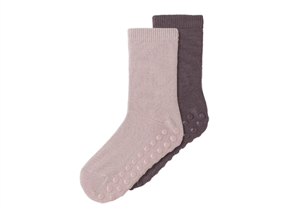 Name It purple dove mix socks wool/cotton (4-pack)