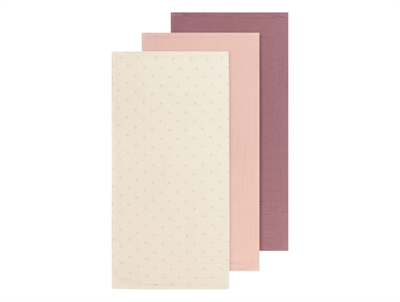 Lil Atelier birch mix muslin cloth (3-pack)