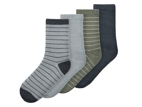 Name It mulled basil mix socks wool/cotton (4-pack)