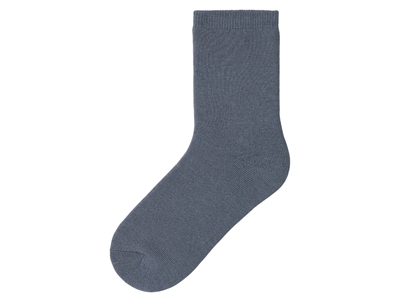 Name It ombre blue/dark grey melange socks wool/cotton (2-pack)
