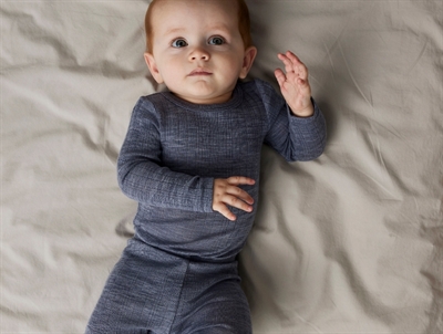 Name It bodysuit folkestone gray in merino wool