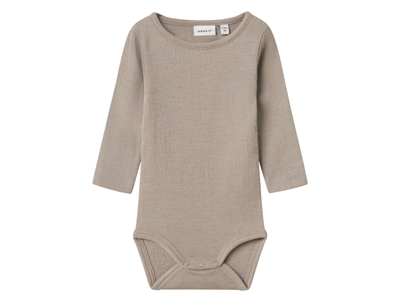 Name It bodysuit folkestone gray in merino wool