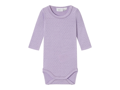 Name It purple rose pointelle body