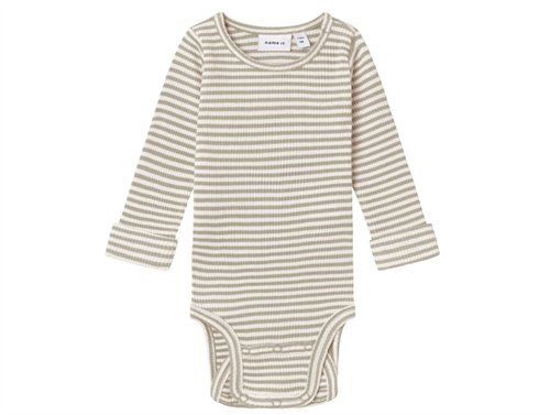 Name It pure cashmere striped bodysuit