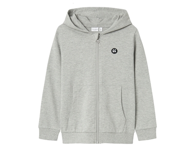 Name It grey melange sweat cardigan
