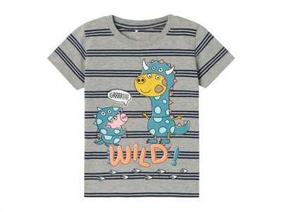 Name It grey melange Peppa Pig top