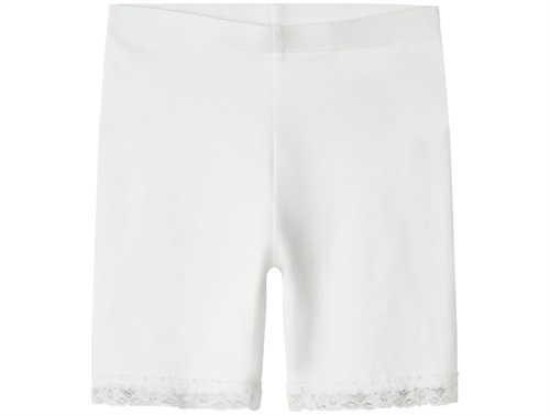 Name It bike shorts white with lace  