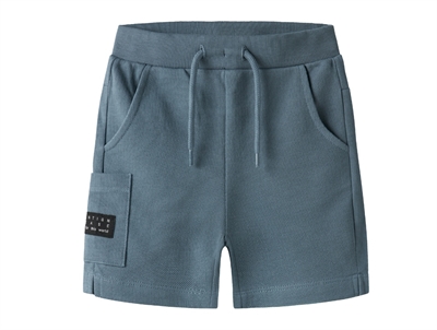 Name It shorts blue mirage with badge and side pocket