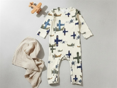 Name It almond milk airplane onesie