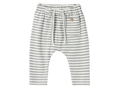 Lil Atelier limestone striped pants