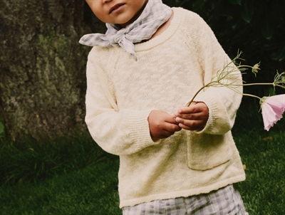 Lil Atelier bleached sand knit sweater