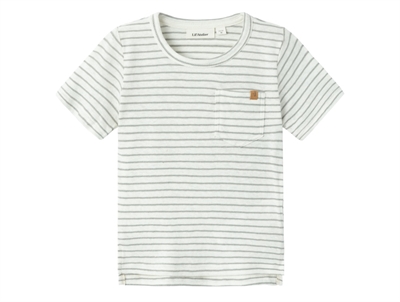 Lil Atelier limestone coconut milk striped top
