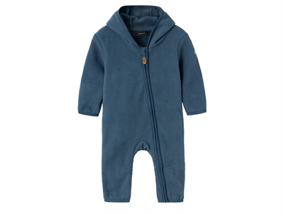 Name It dark denim fleece pramsuit