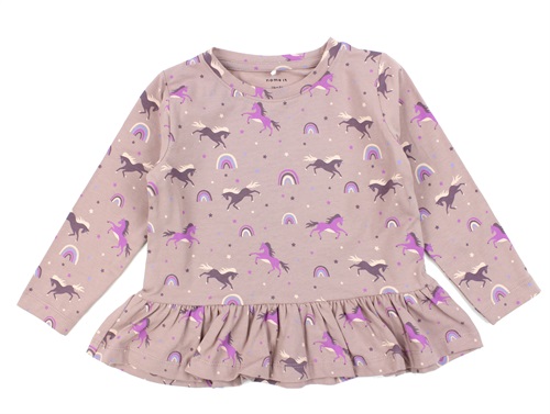 Name It deauville mauve printed top