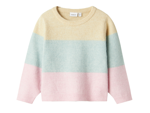 Name It arctic dusk striped knit sweater