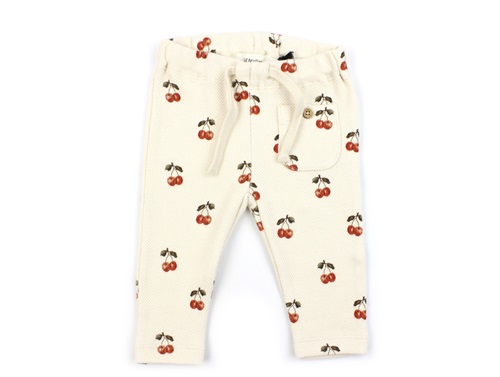 Lil Atelier whitecap gray/cherries sweatpants