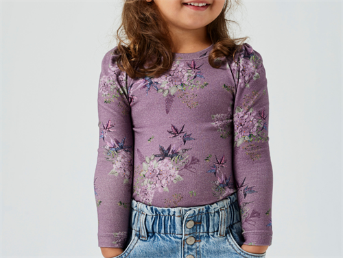 Name It arctic dusk floral top
