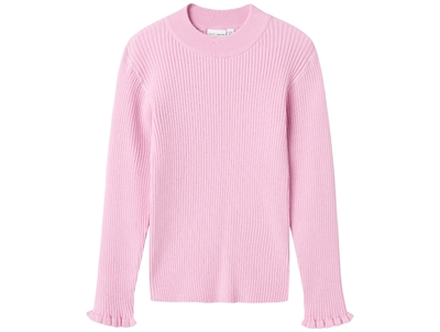 Name It pastel lavender slim knitted blouse