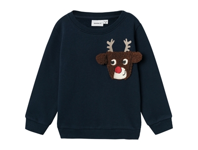 Name It dark sapphire Christmas sweatshirt