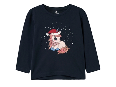 Name It dark sapphire Christmas pony top