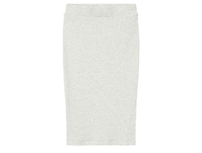 Name It light grey melange long rib skirt