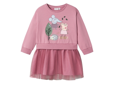 Name It mauve orchid Peppa Pig sweatshirt dress