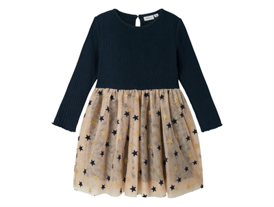 Name It dark sapphire star tulle dress