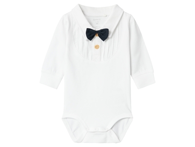 Name It bright white butterfly bodysuit