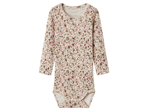 Name It peyote melange floral bodysuit