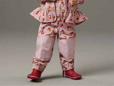 Name It softshell pants keepsake lilac with strawberry print