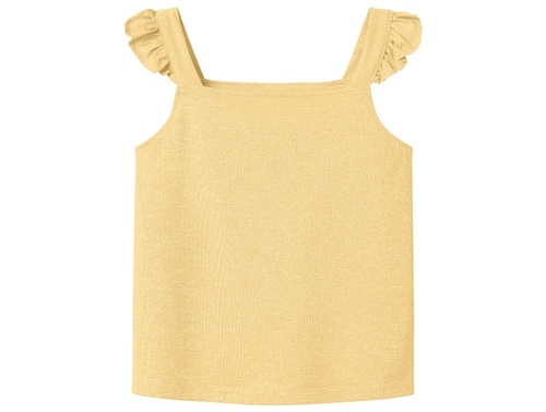 Name It spaghetti top golden haze with glitter  