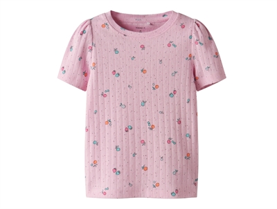 Name It t-shirt sweet dreams with fruit print and puff sleeves
