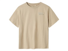 Name It t-shirt island fossil with panda print and blue details  