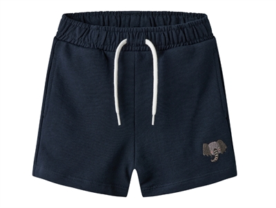 Name It shorts dark sapphire with elephant embroidery