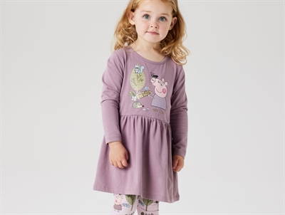 Name It dress lavender mist with Gabby's Dollhouse print  
