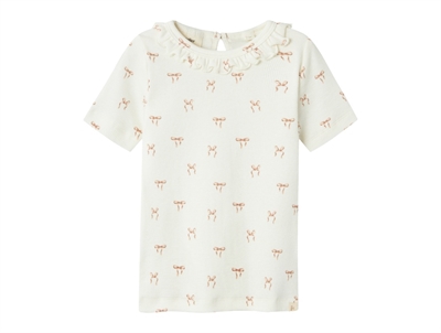 Lil Atelier coconut milk bow top