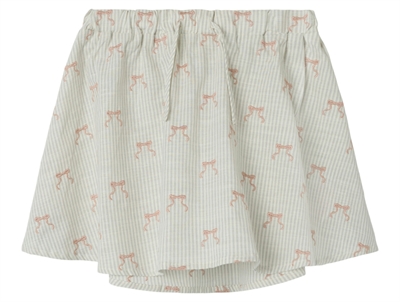 Lil Atelier coconut milk bow skirt