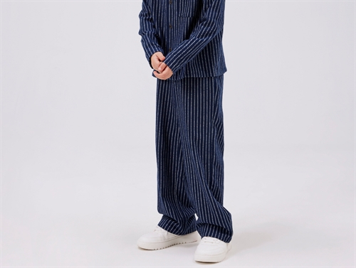 Name It navy blazer striped pajamas pants