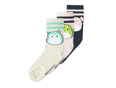 Name It peyote melange Squishmallows socks (3-pack)