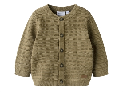 Name It dusty olive knit cardigan