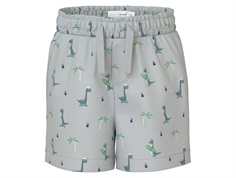 Name It shorts northern droplet with palm and dino print  
